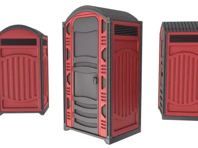 Portable Toilet  3D model purchase