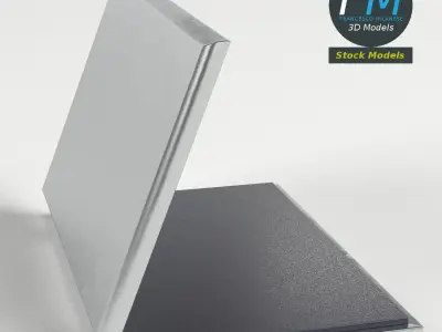 Ink pad for rubber stamp 3D model