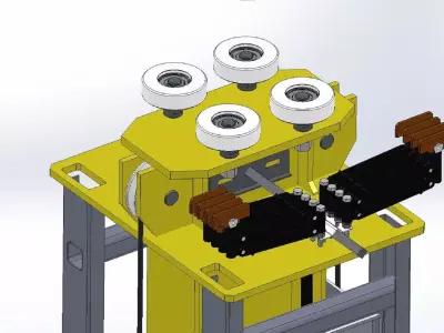 RGV for heavy-duty Smart warehouses 3D model