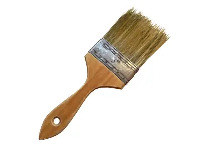 Paint Brush  Low-poly 3D model