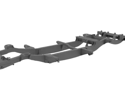landrover chassis 3D model