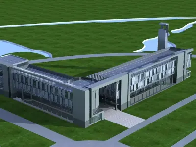 Office Building 3D model 235