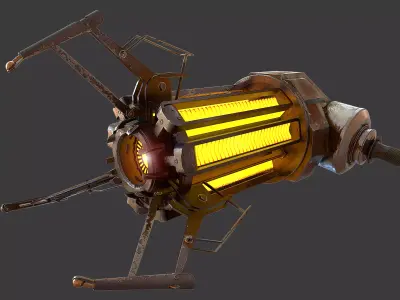 Half Life 2 Gravity Gun 3D model