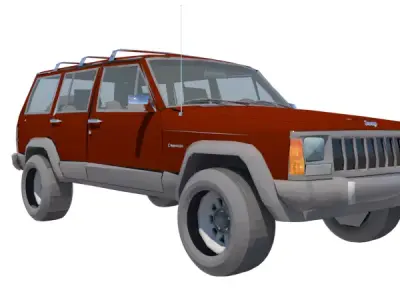 Jeep xj Free 3D model