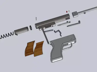 Air Pistol Free 3D model