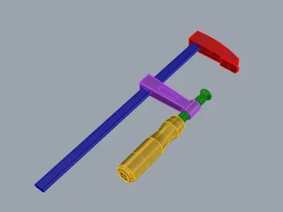 Red Press Free 3D model