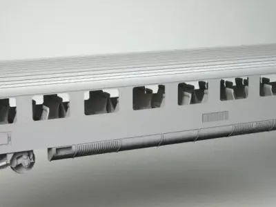 TRAIN WAGON 3D model purchase