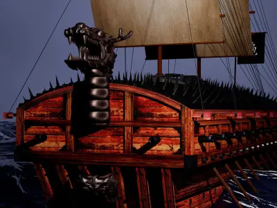 Korean Battle Ship Geobukseon 3D model