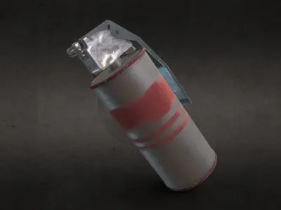 Hand grenade Free low-poly 3D model purchase
