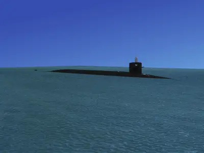 Ohio Class USS Florida SSGN-728 3D model