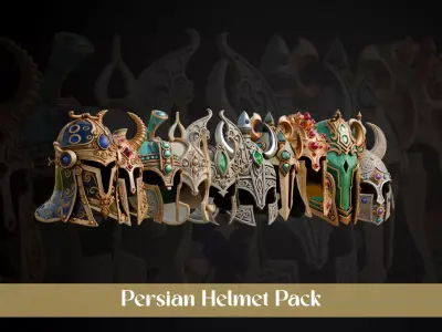 Stylized Persian Helmet Pack