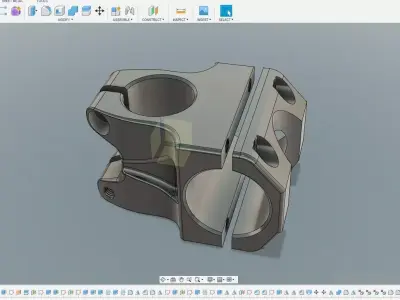 clamp bike sport engeeniring technology 3D model