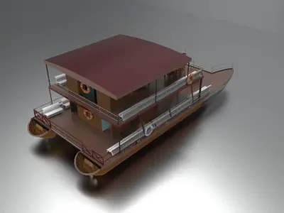Floating Resto 3D model