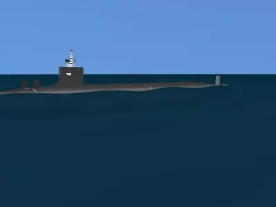 Virginia Class SSGN 792 USS Vermont 3D model