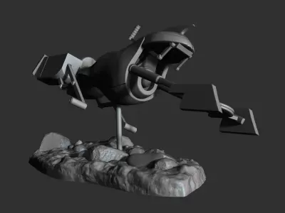 Speeder Obi Wan Kenobi 3D print model