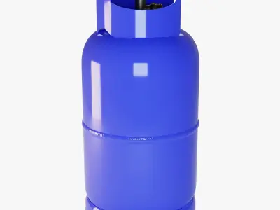 Gas Cylinder Propan 3D model