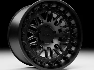 Black Rhino Fury Rim  3D model
