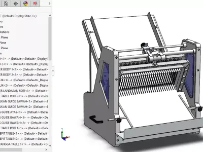 Bread Slicer Machine 3D model