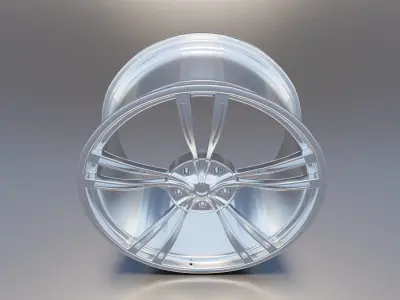 3D model rim wheel part4 3D model
