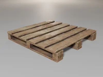 Pallet  Low-poly 3D model purchase