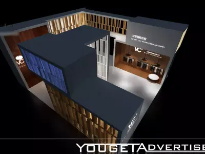 Exhibition - Area -8X9-3DMAX2011-021 3D model