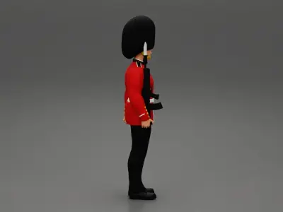 British honour guard 3D print model