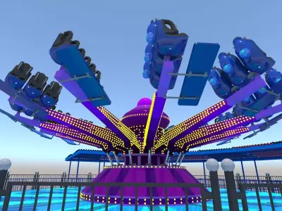 GoGo Bouncer Rides 3D model