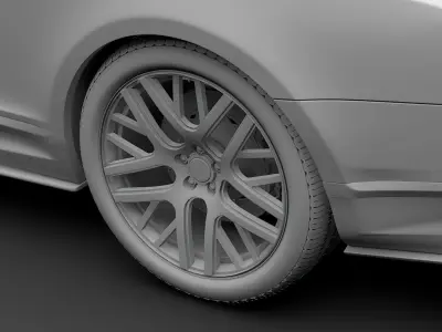 Bentley Continental GT Continental 24 2018 wheel 3D model