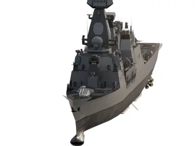 NUCLEAR POWERED CRUISER 3D model