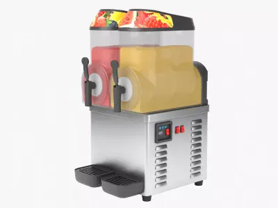 Slush Machine Low-poly 3D model