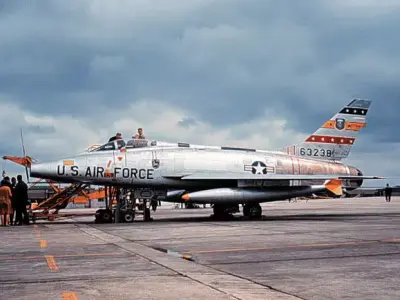 North American F-100 Super Sabre 3D model