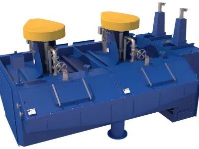 celda flotacion moly  3D model