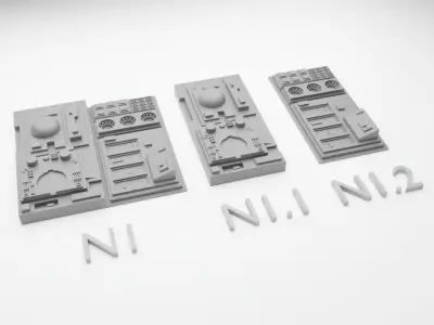 Death Star Tile   Type N 3D print model
