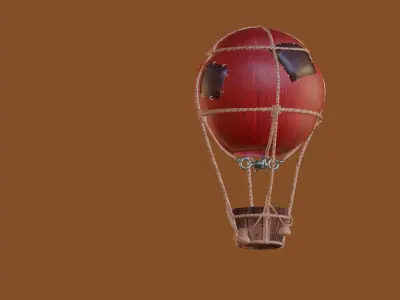 Airship  3D model purchase