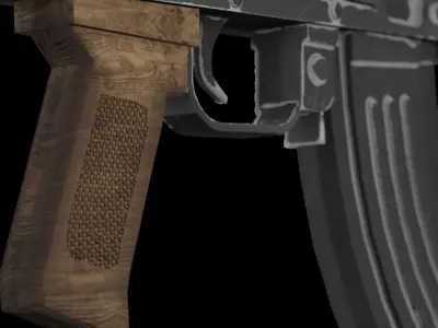 AK-47 Free 3D model purchase