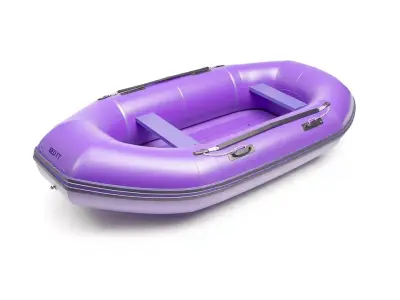 Vibrant Purple Raft model pack Low-poly 3D model