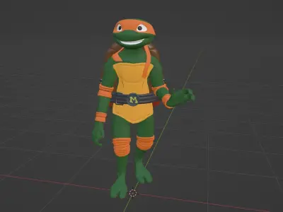 Michelangelo - TMNT 3D model
