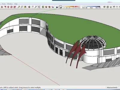 Sketchup Office building B6 3D model