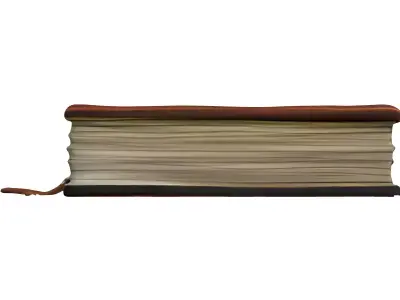Ornate Leather Journal 3D Model Low-poly 3D model