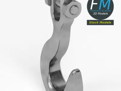 Industrial hook 3D model purchase