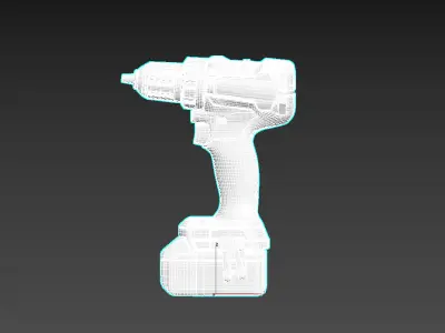 Makita DHP483RFE cordless hammer drill 3D model