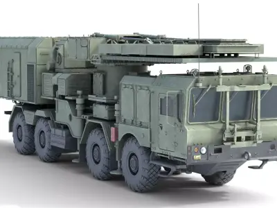 96L6 Radar CHEESE BOARD Low-poly 3D model