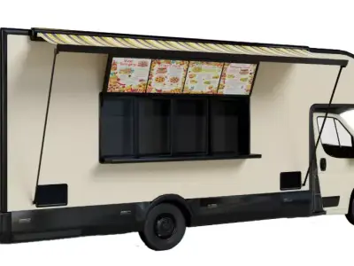 Food Truck 3D Collection 3D model