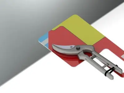 pruning shears Free 3D model