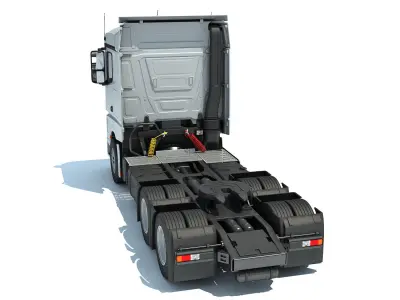 Generic Semi Truck 3D model order