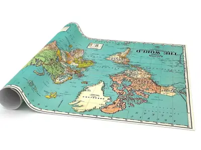 world map 3D model purchase