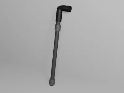pipe 3D model Low-poly 3D model