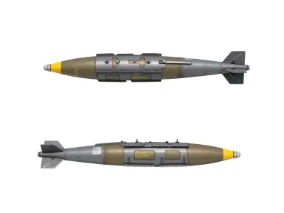 GBU-31 GBU31 JDAM GBU32 MK84 Bomb 3D model