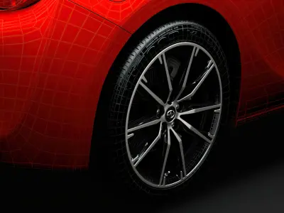 Scion FR-RS  2  86  2016 wheel 3D model