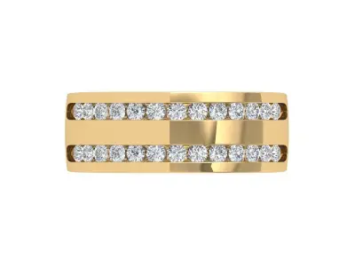 Solitaire Engagement Ring 3D print model 89